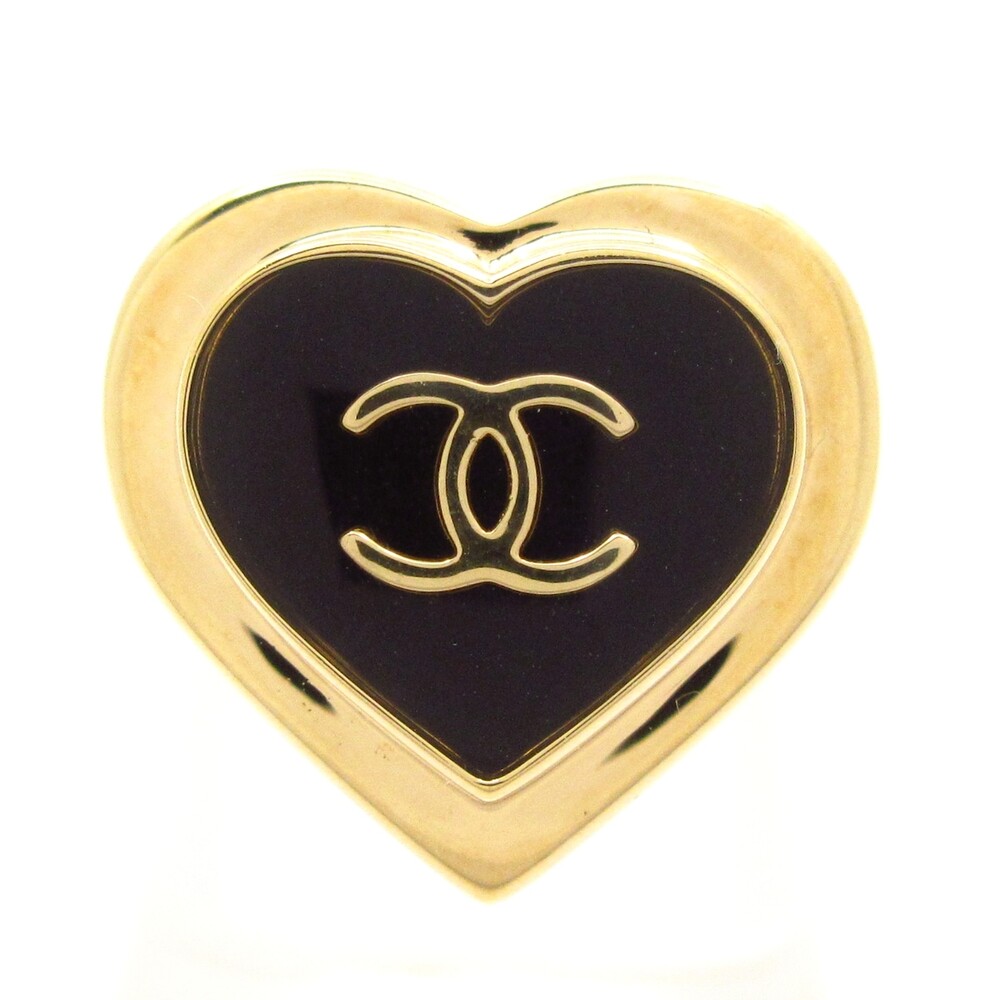 Chanel Coco Ring Gold Black